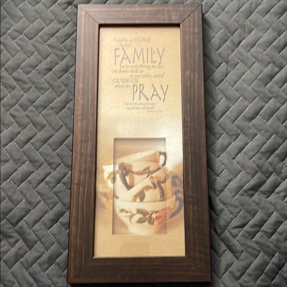 15 x 7 God be at home in our family sign